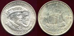 Us Coins - HGUENOT 1924 Commemorative 50c MS64