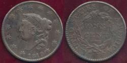 Us Coins - 1819 Sm.Dt. LARGE CENT XF