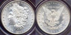 Us Coins - 1883-CC MORGAN DOLLAR  PCGS MS65   WHITE