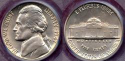 Us Coins - 1947 JEFFERSON NICKEL PCGS MS65