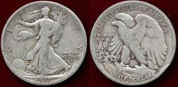Us Coins - 1917-S OBVERSE WALKING LIBERTY HALF DOLLAR ... FINE