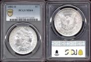 Us Coins - 1882-O MORGAN DOLLAR  PCGS MS64 ....  VERY HIGH END