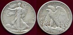 Us Coins - 1929-D WALKING LIBERTY HALF DOLLAR  XF40