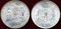 Us Coins - 1887-O    MORGAN DOLLAR PCGS  MS64