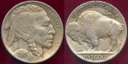 Us Coins - 1914-S BUFFALO NICKEL  AU