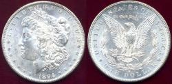 Us Coins - 1894-S MORGAN DOLLAR MS63 .... FLASHY MINT LUSTER