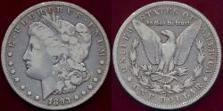 Us Coins - 1893-CC MORGAN DOLLAR VF20