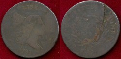 Us Coins - 1797  1/2c .....  FINE