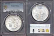 Us Coins - 1885-CC MORGAN SILVER DOLLAR  PCGS MS64 ... WHITE