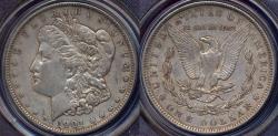 Us Coins - 1901 MORGAN DOLLAR PCGS  XF45  ... original Color undipped