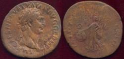 Ancient Coins - TRAJAN  98-117 AD  AE  AS