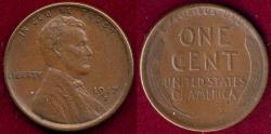 Us Coins - 1917-S LINCOLN CENT AU55