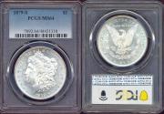 Us Coins - 1879-S MORGAN DOLLAR PCGS MS64 .... WHITE