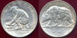 Us Coins - CALIFORNIA JUBILEE 1925 Commemorative half dollar  AU