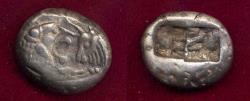 Ancient Coins - LYDIA 561-546 BC  SIGLOS, HALF STATER