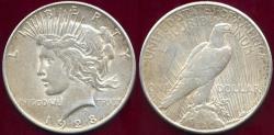 Us Coins - 1928-S PEACE DOLLAR  XF45