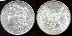 Us Coins - 1881-S MORGAN DOLLAR  MS64+ WHITE