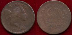 Us Coins - 1794 HALF CENT  VF obverse