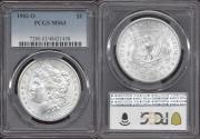 Us Coins - 1902-O MORGAN DOLLAR  PCGS MS63   WHITE