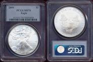 Us Coins - 2010 SILVER EAGLE $1  PCGS MS70