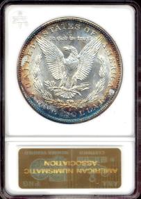 US Coins - 1899-S OLD ANA SLAB  MORGAN DOLLAR MS62 ... BEAUTIFUL COLORS