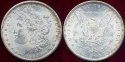 Us Coins - 1884-CC MORGAN DOLLAR  MS64 ..... VERY PRETTY  Mostly White