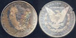 Us Coins - 1881-CC MORGAN DOLLAR  BU in GSA Holder as issued