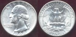Us Coins - 1943 WASHINGTON QUARTER MS66 .... BLAST WHITE!