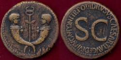 Ancient Coins - DRUSUS c. 23 AD  SESTERTIUS ... Twin Sons