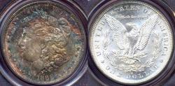 Us Coins - 1888-S MORGAN DOLLAR.... PCCGS MS64 ... FANTASTIC TONING!