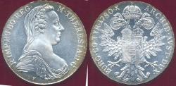 World Coins - AUSTRIA 1780 THALER  restrike   ... Beautiful PROOF