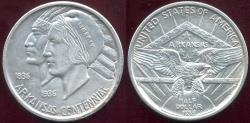 Us Coins - ARKANSAS 1935 Commemorative half dollar AU