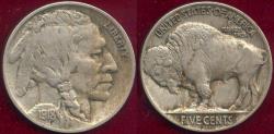 Us Coins - 1918-D BUFFALO NICKEL  XF45