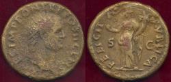 Ancient Coins - TITUS 73AD  BRASS Dupondius