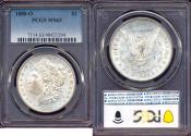 Us Coins - 1880-O MORGAN DOLLAR PCGS MS63