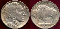 Us Coins - 1916 BUFFALO NICKEL MS63