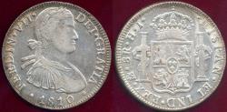 World Coins - MEXICO 1810 MO HJ 8 Reales    NGC AU55