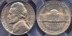 Us Coins - 1950 JEFFERSON NICKEL PCGS MS66