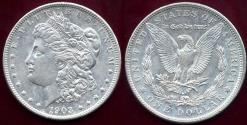 Us Coins - 1903 MORGAN DOLLAR AU58