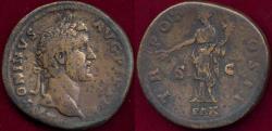 Ancient Coins - ANTONINUS PIUS  c. 139AD  SESTERTIUS .. scarcer type