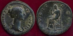 Ancient Coins - FAUSTINA, JR. 148-153 AD  AE  AS