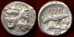 Ancient Coins - ISTROS, Moesia  400-350 BC  1/4 Drachm