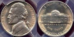 Us Coins - 1939-S Rev. of 1940 JEFFERSON NICKEL   PCGS MS65