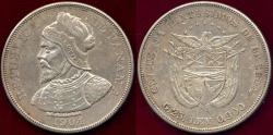 World Coins - PANAMA 1904  50 CENTESIMOS   XF