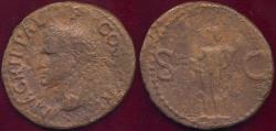 Ancient Coins - CALIGULA  37-41 AD  AE AS ... Honoring Agrippa