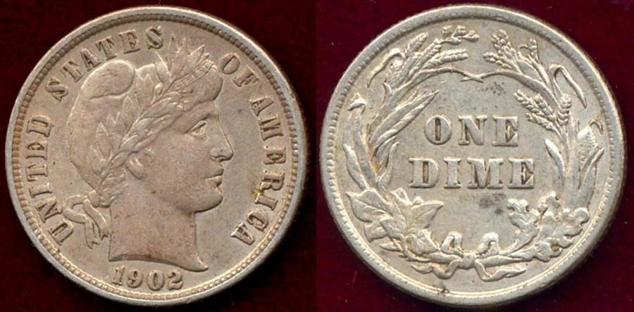 1902 fashion barber dime value