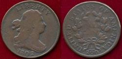 Us Coins - 1802/00 rev. of 1802  HALF CENT FINE