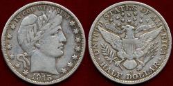 Us Coins - 1915-S BARBER HALF DOLLAR VF30