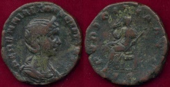 Ancient Coins - HERENNIA ETRUSCILLA 249-251 AD  SESTERTIUS