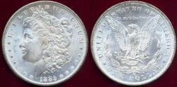 Us Coins - 1885-O MORGAN $1 PCGS  MS65  BLAST WHITE LUSTER